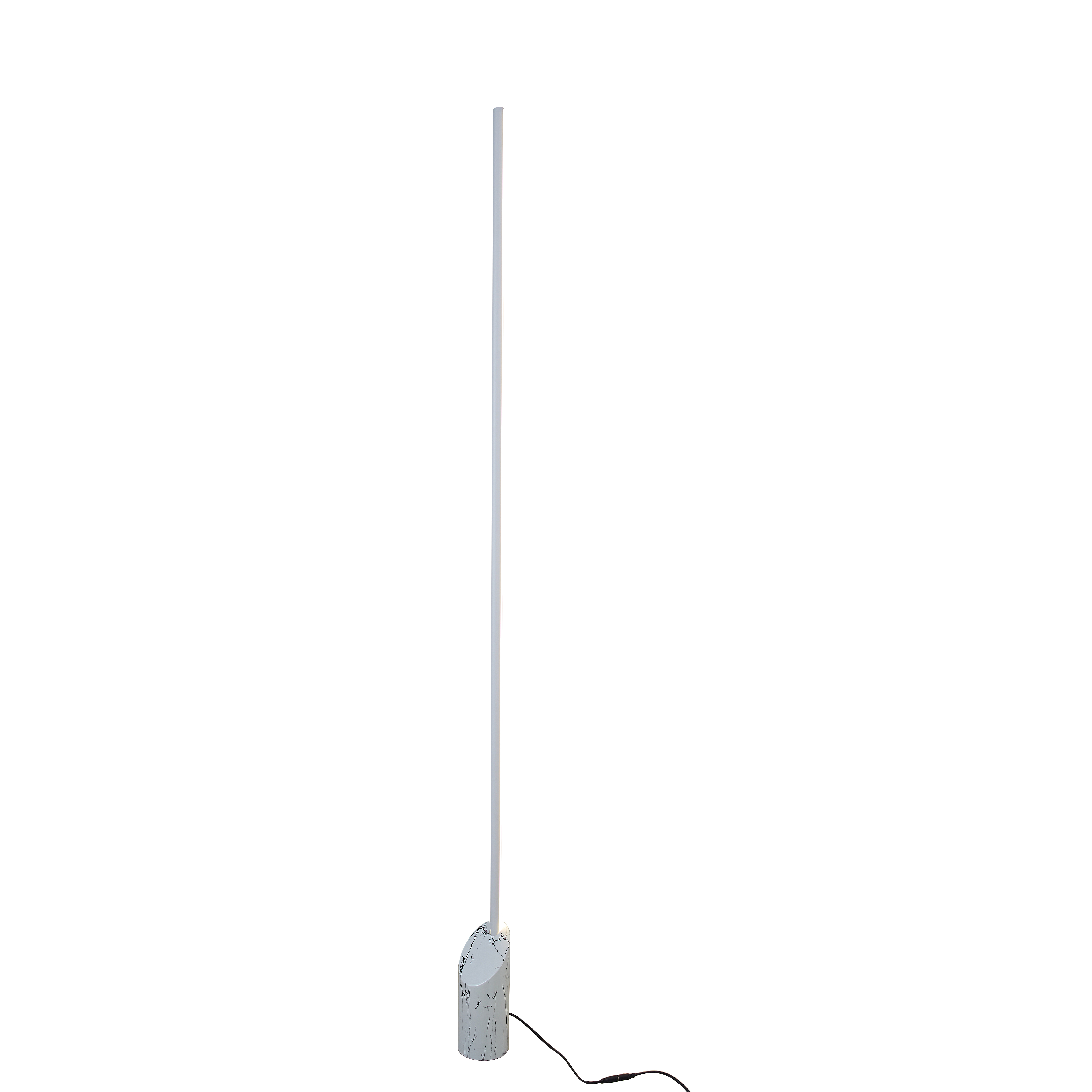 M8512  Marmol 180cm Floor Lamp 28W LED White Marble